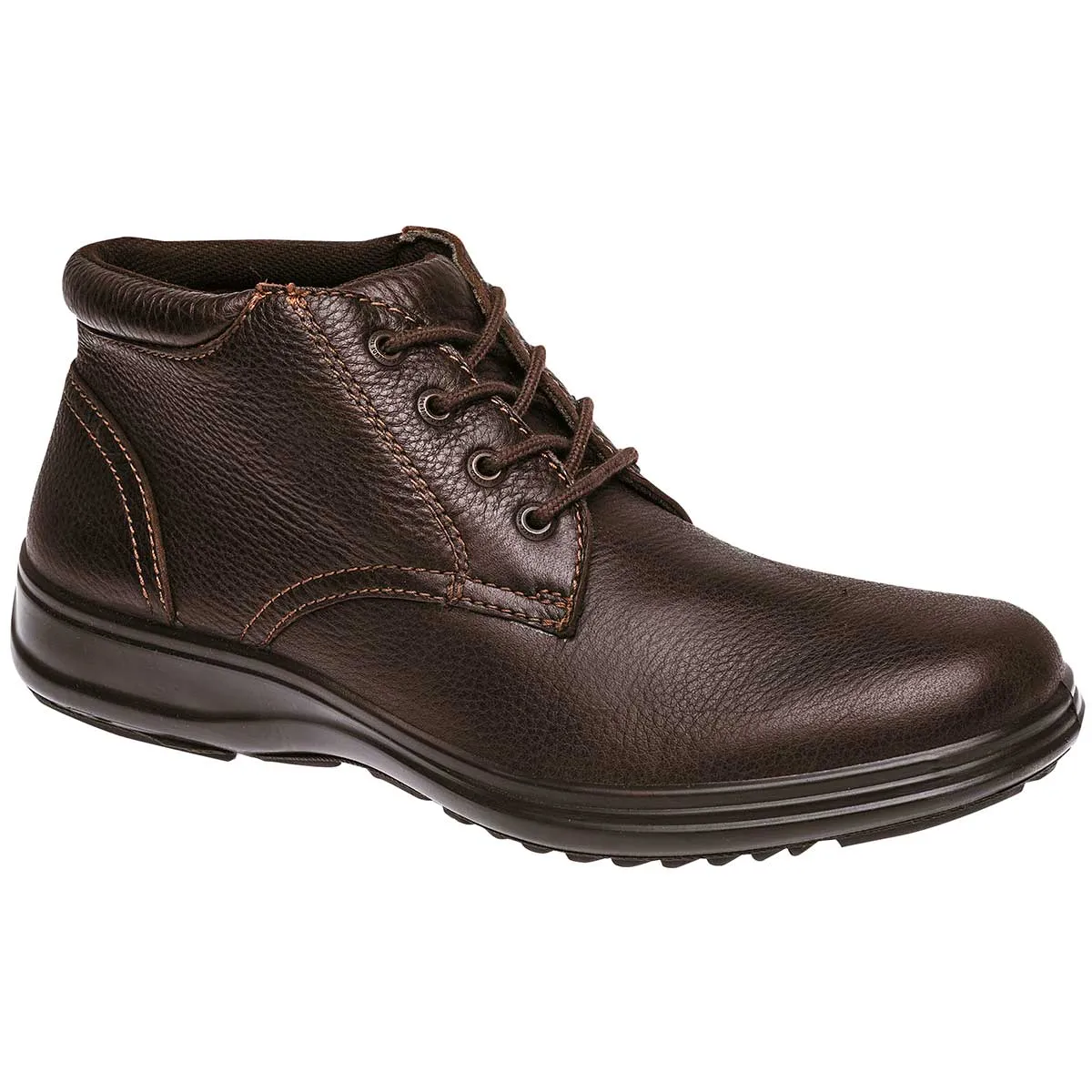 Botas casuales Exterior Piel Color Café Para Hombre De Verde Tabaco