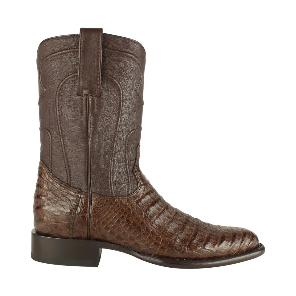 BOTAS DE COCODRILO CAIMAN PANZA ROPER COLOR CAFE LAB698207