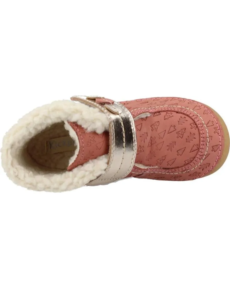 Botas de Niña KICKERS SO SCHUSS ROSA