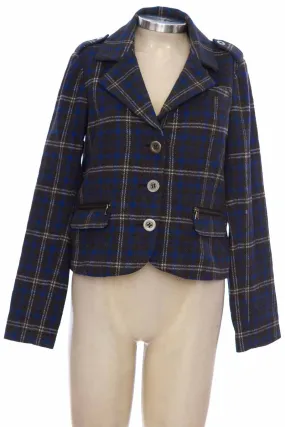 Chaqueta / Abrigo color Azul - Forever 21