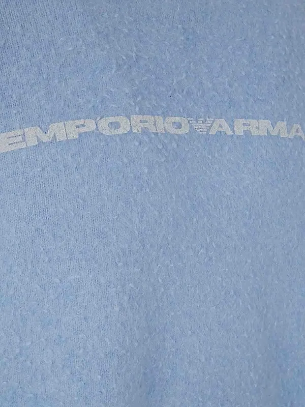 EMPORIO ARMANI SUéTER CUELLO REDONDO  AZUL