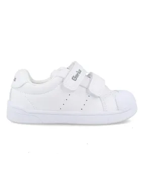 Gorila - Deportiva Casual Napa Doble Velcro Blanco