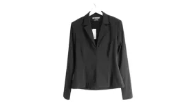 Jacquemus La Montagne chaqueta con espalda abierta Negro 