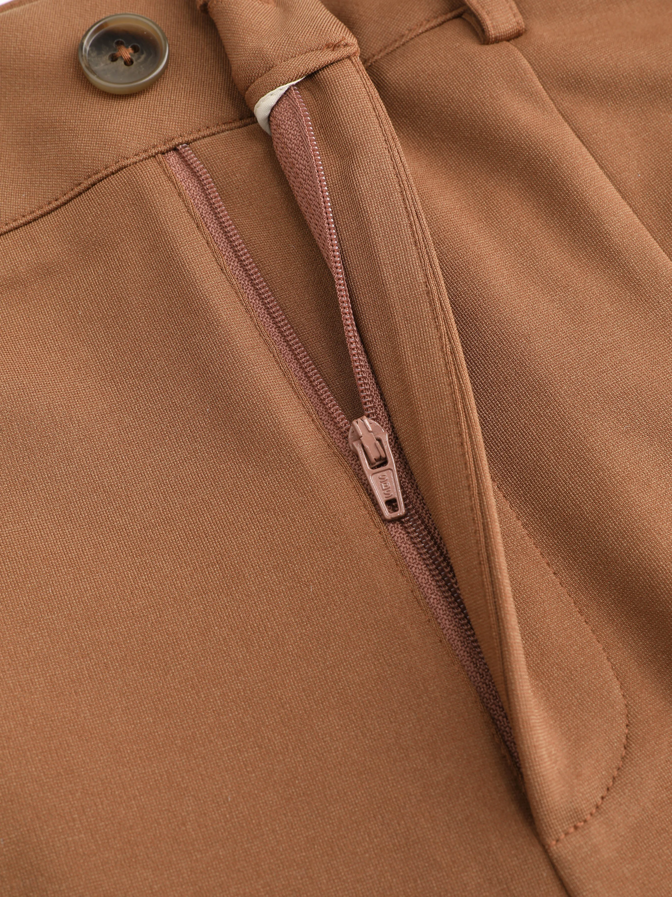  Pantalón Ancho Sólido