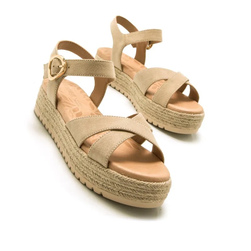 Sandalias Casual de Mujer MTNG AMELIE Beige 56876