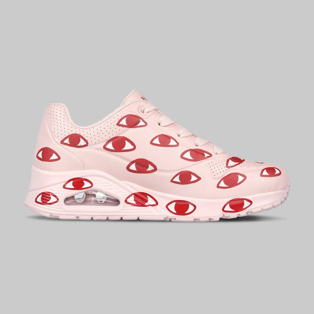 Tenis Skechers Uno Ricardo Cavolo Many Eyes Mujer