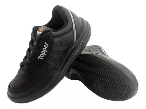 Zapatilla Topper Cuero Forcer Niños Colegial 21883 Empo2000