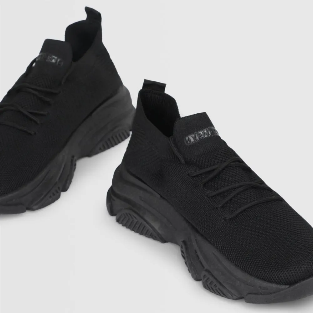 Zapatillas Urbanas Para Mujer Hypnotic Tejido Yeez 1 Negro